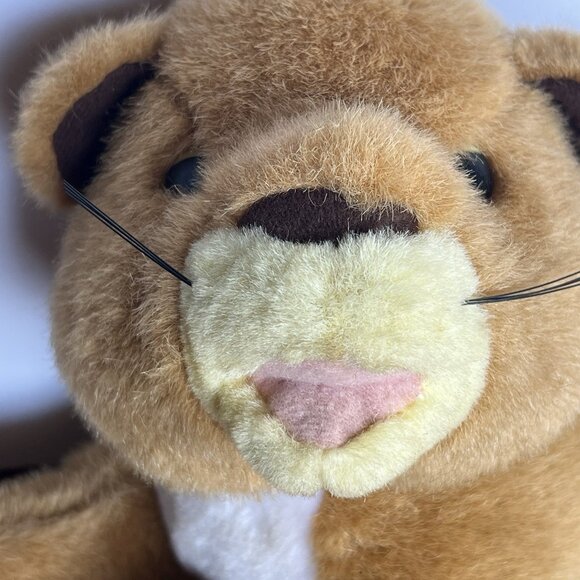 Kellytoy Lion Cub Plush Playful Open Mouth Vintage Playpets to Cuddle Tag - Picture 3 of 14
